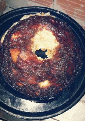 Una foto de Budín de pan😛😍