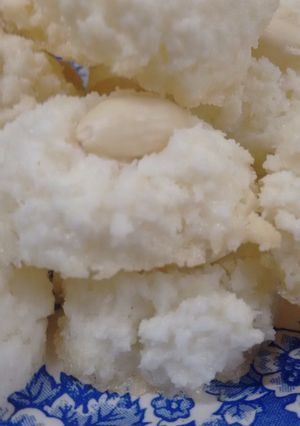 Una foto de "Macarons" de coco (Francia)