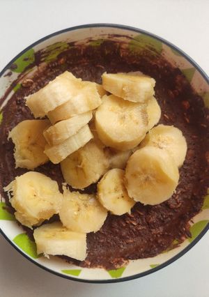 Una foto de Overnight oats de chocolate (pudin de chía)