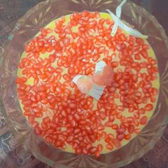 A picture of Pomegranate custard.