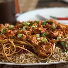 A picture of Singapuri rice #ramadan.