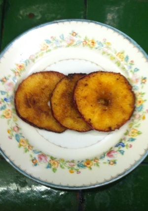 Una foto de Rebanadas de manzana caramelizadas