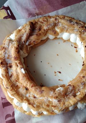 Una foto de Rosca de pasta choux