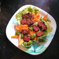 A picture of Teriyaki Tofu.
