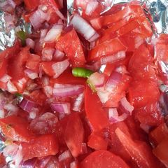 A picture of Kachumbari.