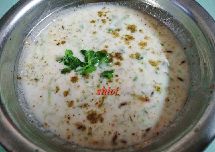 Recipe of Super Quick Homemade Cucumber Raita