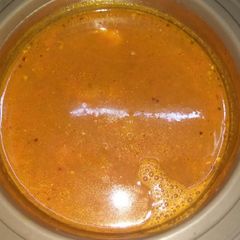 A picture of Tomato Rasam.