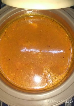 A picture of Tomato Rasam.