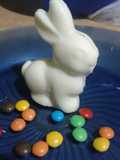 Conejito de chocolate relleno de rocklers 🐇🍫🍫