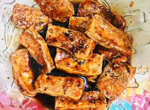 Hình của món Đậu hủ kho nước tương.