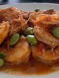 Stir-fried Stink Bean and Prawn