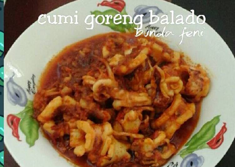 Cumi goreng balado