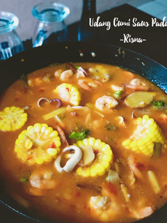 Foto resep Udang Cumi Saus Padang