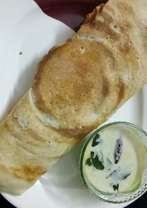 A picture of Masala dosa.