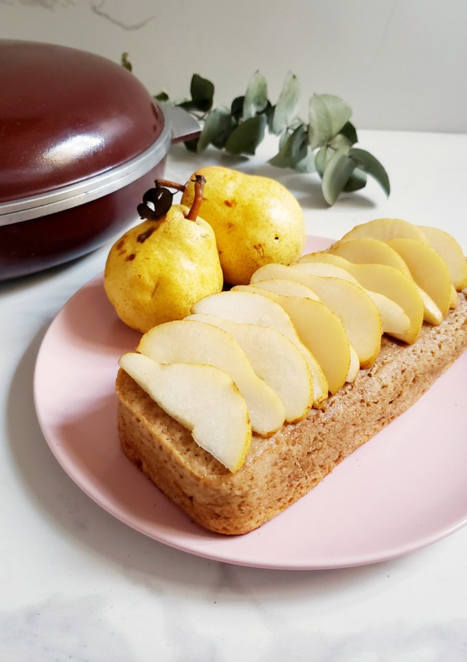 Una foto de Budín de Peras