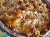 Tarta de zapallo con masa integral y zanahoria