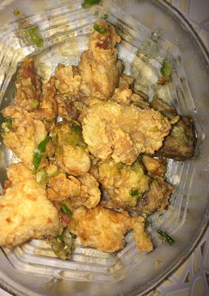 Foto resep Ayam krispi geprek sambal korek