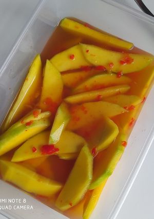 Foto resep Asinan mangga simple