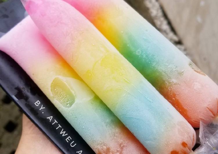 Cara Gampang Membuat Ice lilin nutrigel / es mambo lecy jelly nutrigel seger banget yang Bisa Manjain Lidah