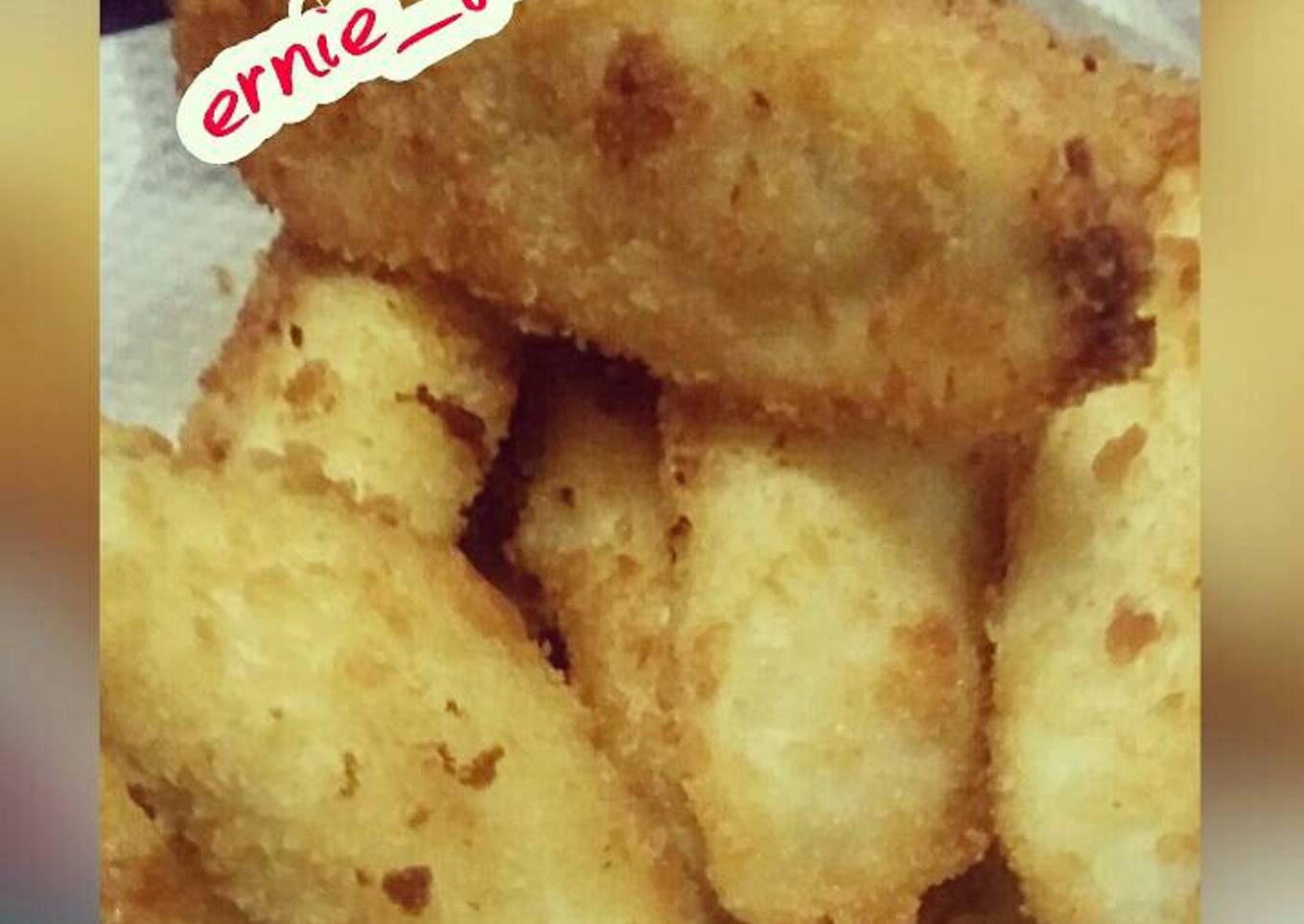 Pisang goreng sehat crispy������
