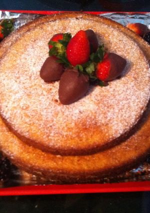 Una foto de Pastel de elote