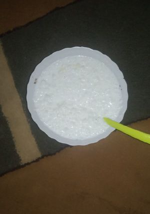 A picture of Kunun shinkafa.