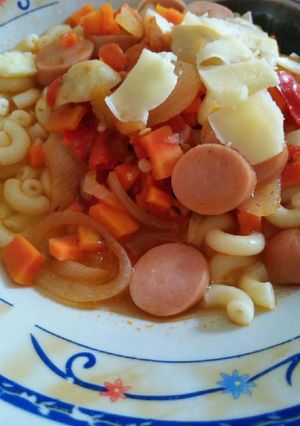 Foto resep Makaroni Saus Pedas