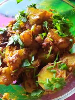 কুমড়ো চিংড়ি মাছের তরকারি (kumro chingri macher torkari recipe in Bengali) রেসিপির প্রধান ছবি