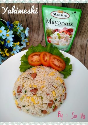 Foto resep Yakimeshi (Nasi goreng Jepang)