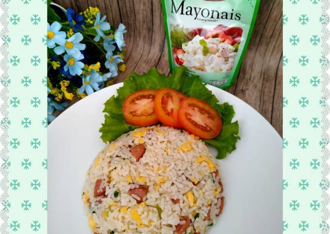 Mudah Banget Masakan Resep Yakimeshi (Nasi goreng Jepang)