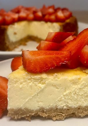 Une photo de Cheesecake aux fraises