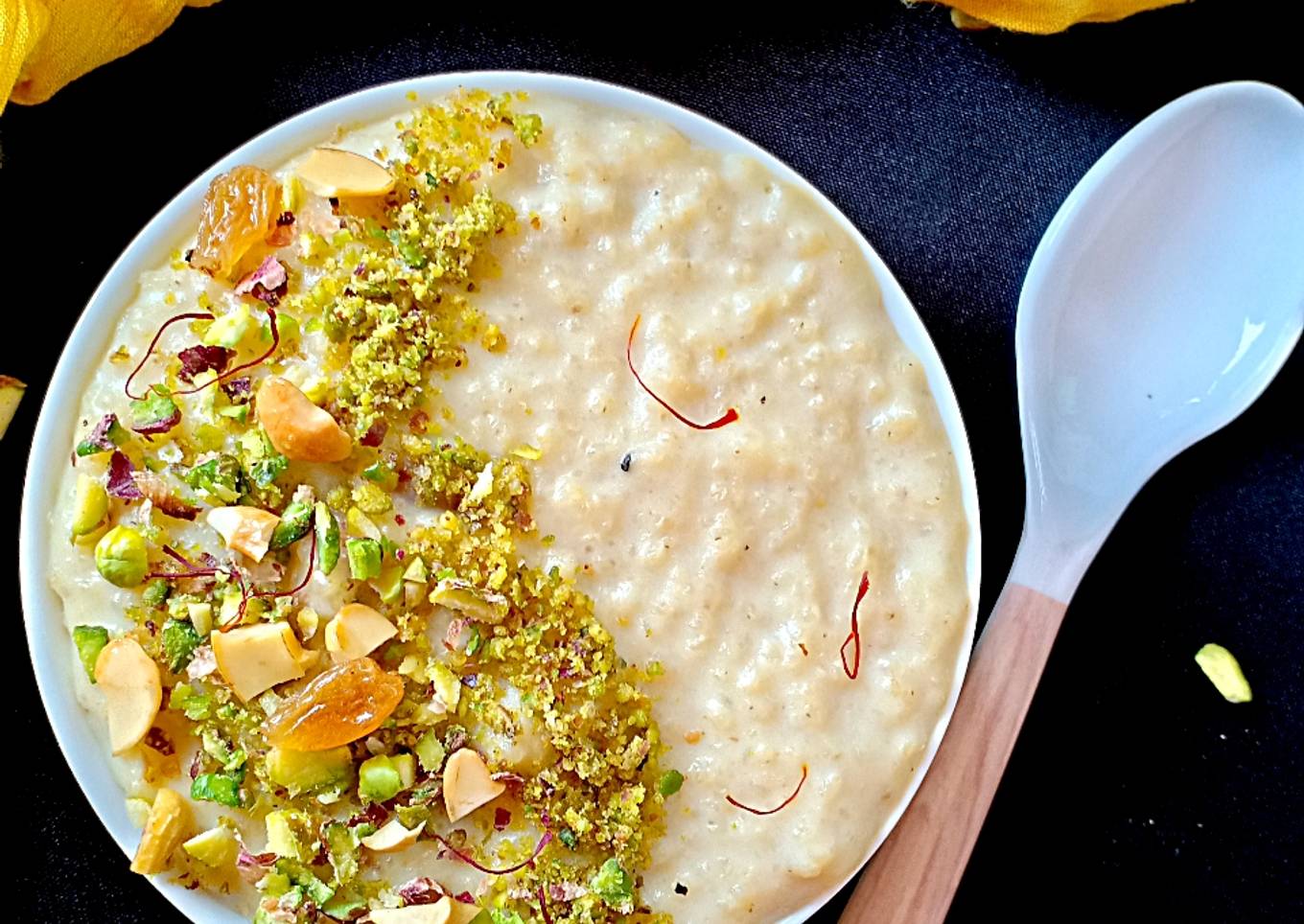 Kodo millet custard pudding