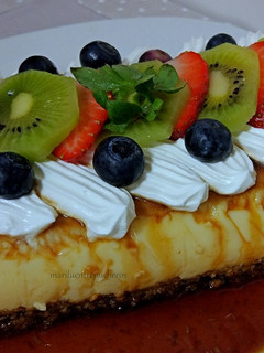 Una foto de Pudding con bizcocho