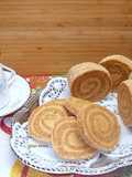 Amaretti keksztekercs