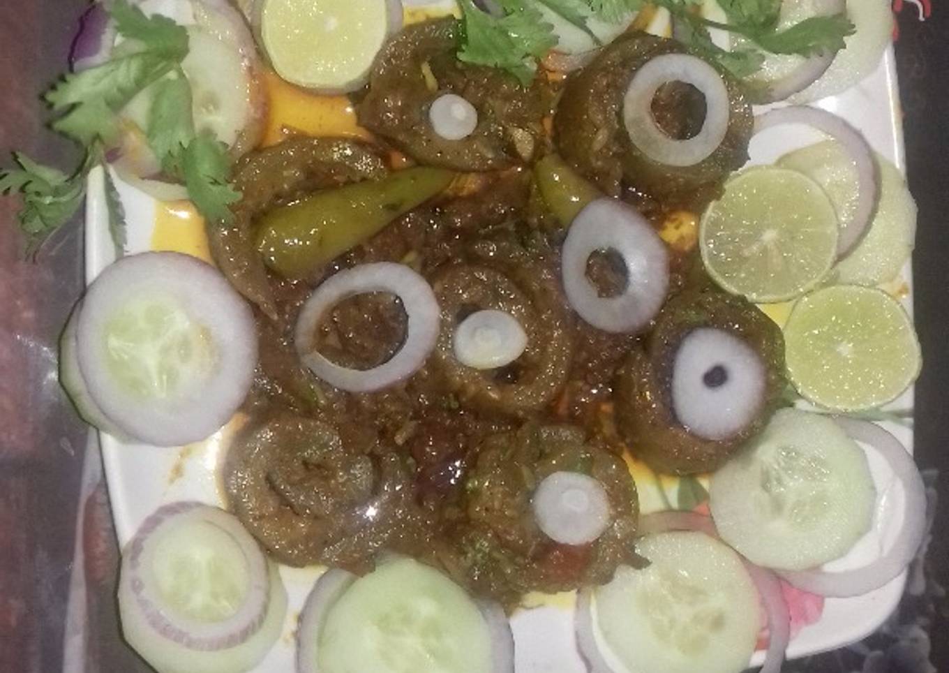 Stuffed bottle gourd