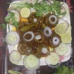A picture of Stuffed bottle gourd.
