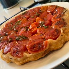 Tomato Tarte Tatin A picture of Tomato Tarte Tatin.