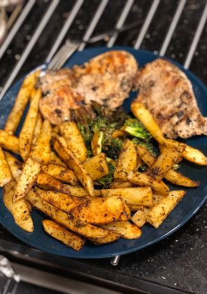 صورة لوصفة بطاطا بالفرن / Baked potatoes