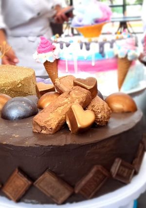 Una foto de Pastel de chocolate 🎂🍫