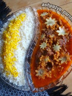 عکسی از دستور قیمه سیستانی 🌸 (خورش دوغ پای)