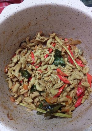 Foto resep Oseng usus ayam
