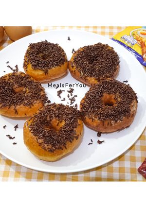 Foto resep Donut Empuk Takaran Sendok ala anak kost
