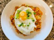 A picture of kimchi fried rice