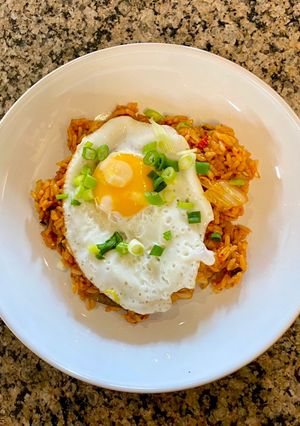 A picture of Kimchi Fried Rice.