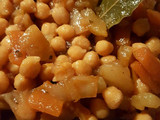 Garbanzos con vegetales
