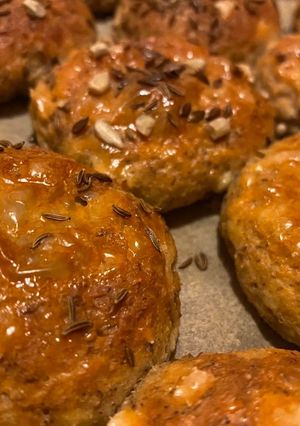 TudatosantESZEM fogyi pogácsa (gluténmentesen is készíthető, fogyókúrába illeszthető, este is ehető) recept fotója
