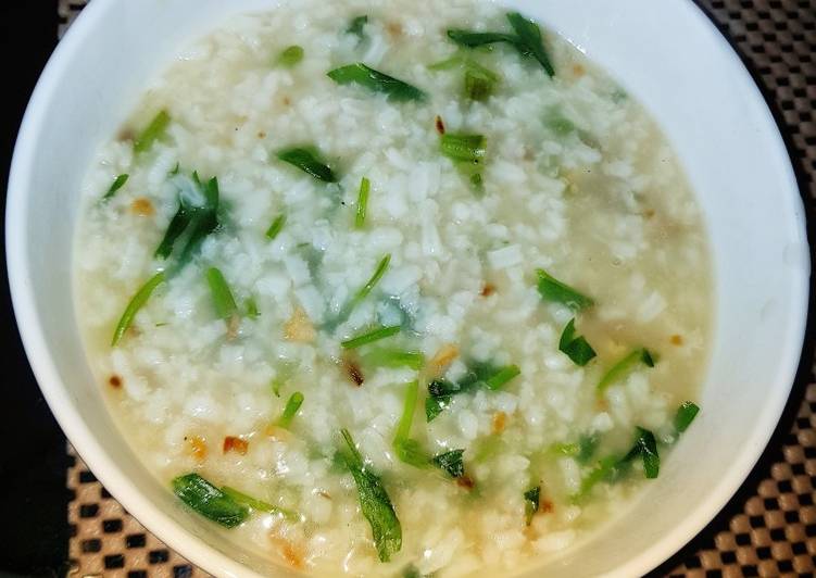 Bubur sayur sehat dan ekonomis