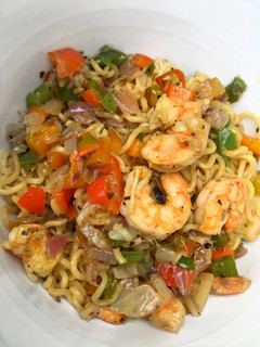 A picture of Prawn Veggie noodles.