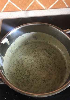 Sóskafőzelék liszt nélkül recept fotója