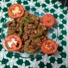 A picture of Rajma(Red kidney Beans).